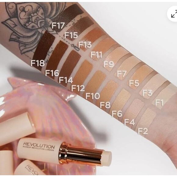 Revolution Fast Base Foundation - 0.22oz - Color F3, NWT - Picture 3 of 4